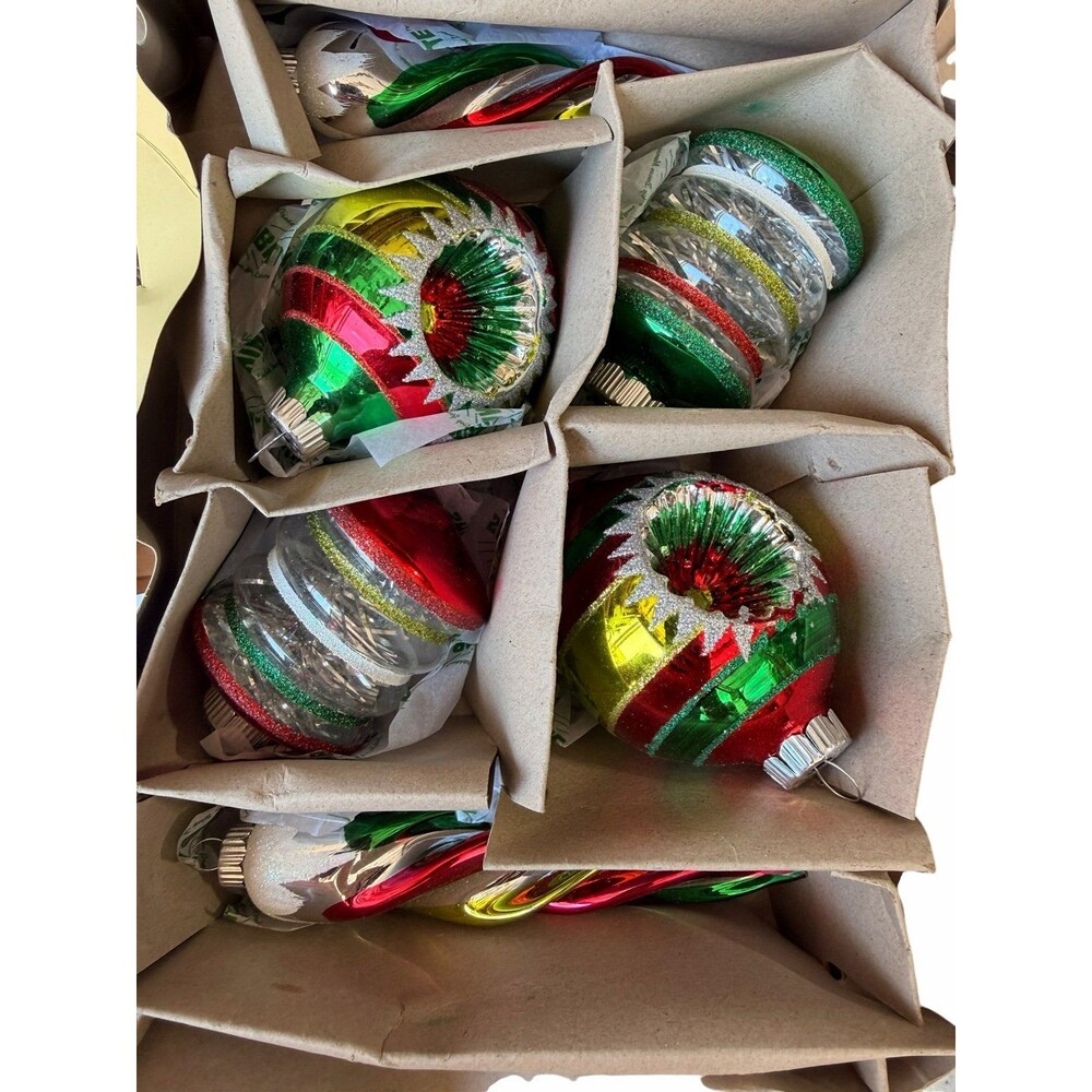 Christopher Radko Holiday Splendor Mixed Shape Ornaments Set/6 - Picture 2 of 2